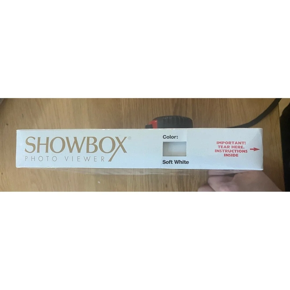 Photo Frame Viewer Holson Showbox Portable Picture‎ System Soft White 4x6 New